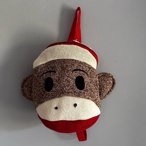 Sock Monkey MAXX Plush Kids Backpack NWOT